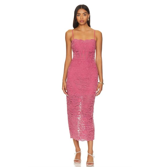 SAYLOR Pink Uri Dress - Picture 1 of 15